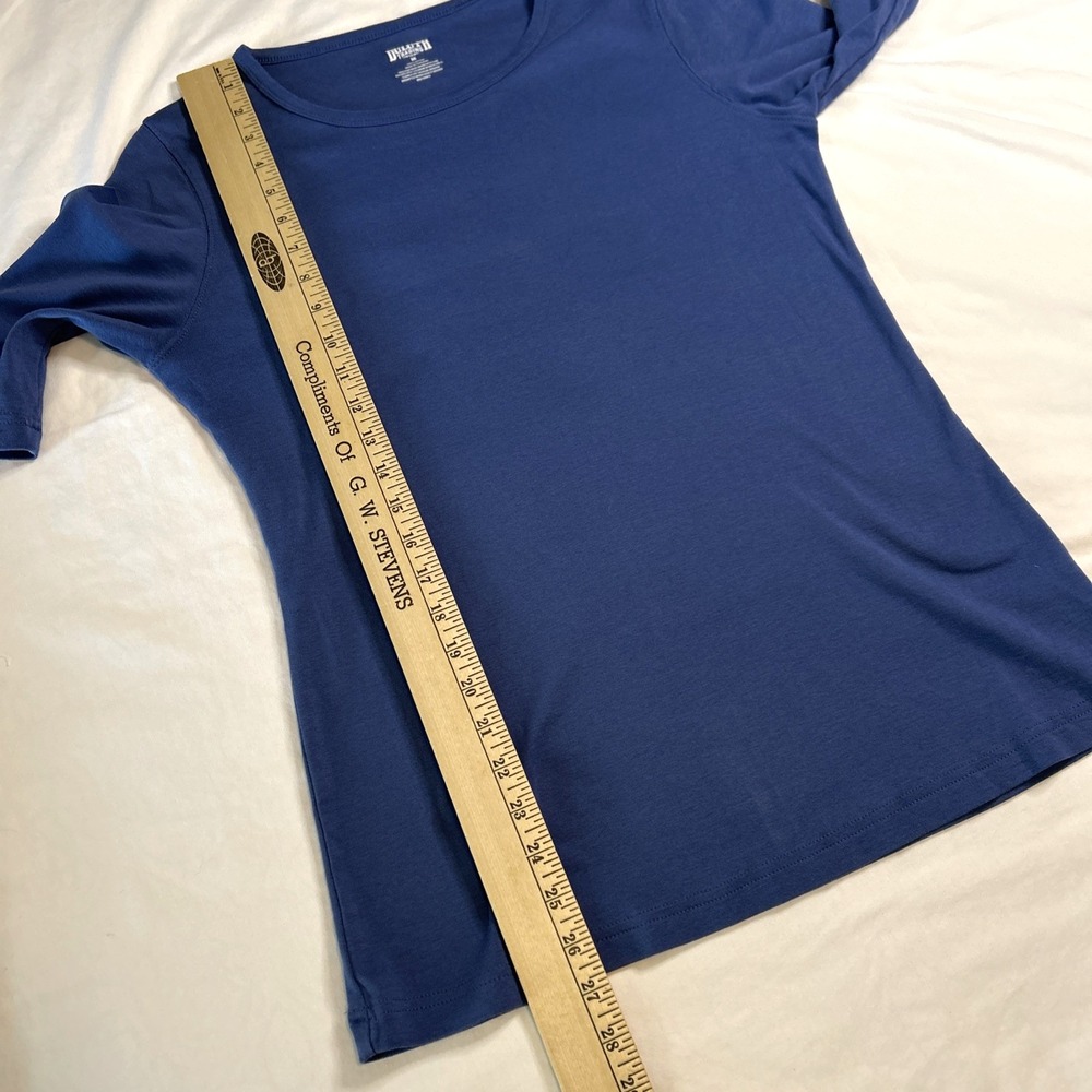 Duluth Trading Short-Sleeve T-Shirt Longtail Blue Crew Neck Medium - Picture 6 of 6